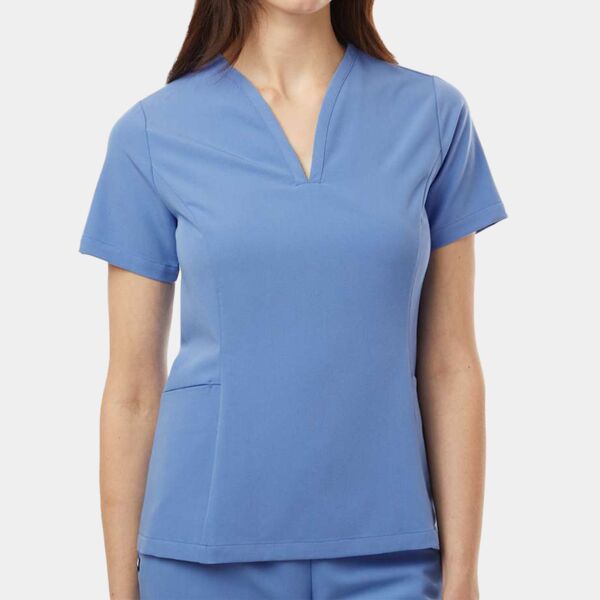 Women’s Calix Fit & Flare Scrub V-Neck Top Thumbnail