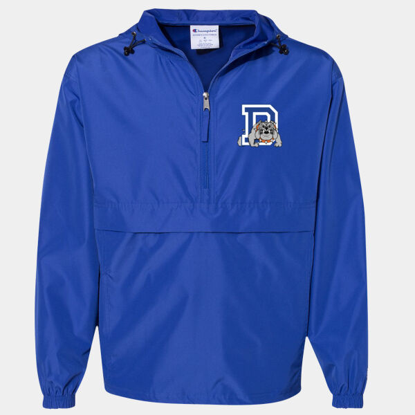 Hooded Packable Quarter-Zip Jacket Thumbnail